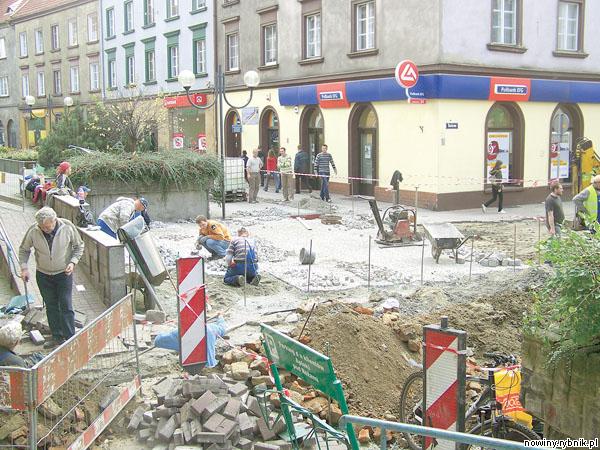 Remont fragmentu ulicy Długiej, od rynku do Bankowej, potrwa do 15 grudnia