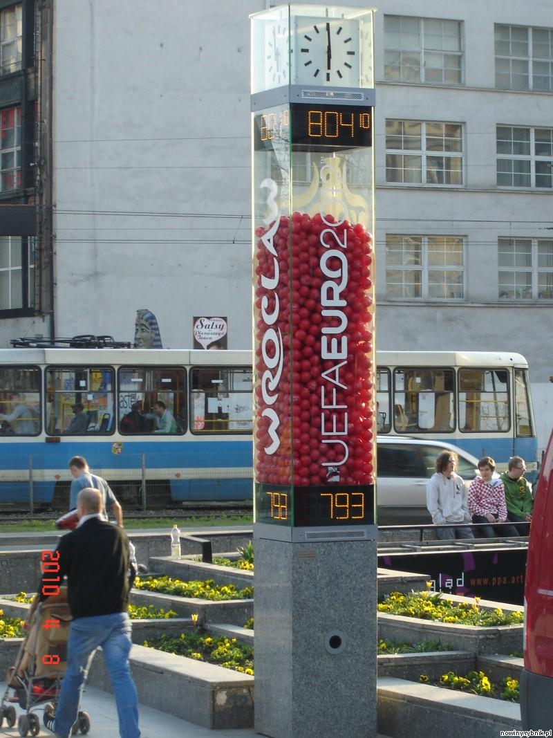 Słynny zegar Euro 2012 we Wrocławiu wykonany przez firmę Edwarda Rducha z Połomi / www.rduchsystem.pl