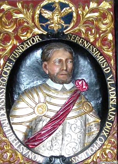 Władysław I Opolski - podobizna z epitafium w kościele cystersów w Rudach / Wikipedia