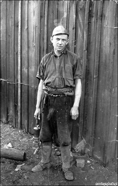 Wiktor Kania podczas wojny pracował przez pewien czas w kopalni / Archiwum rodzinne