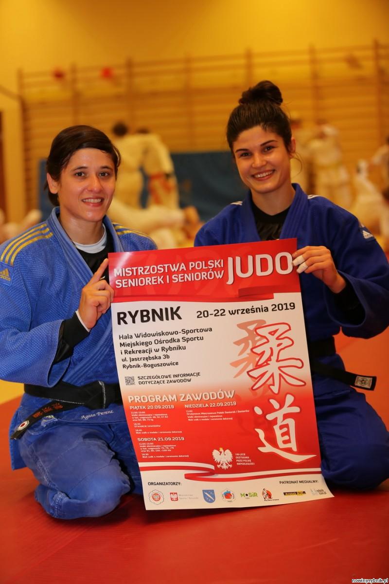 Agata Perenc (z lewej) i Julia Kowalczyk zapraszają na mistrzostwa Polski, które tym razem odbędą się w Rybniku