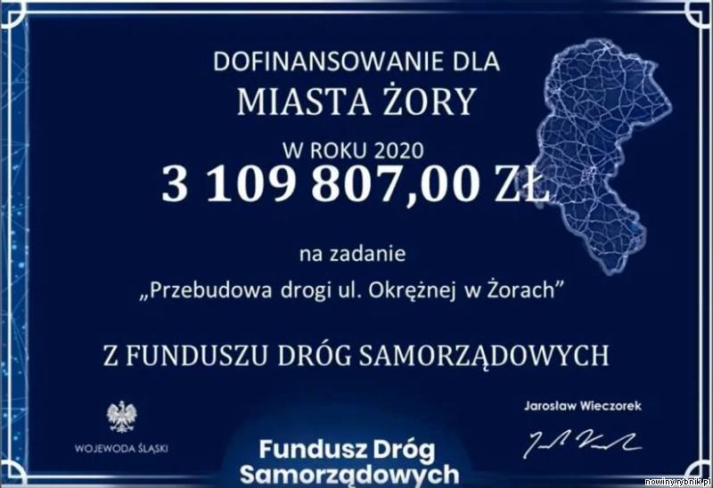 Dzięki dotacji ulica Okrężna zostanie gruntownie zmodernizowana / www.zory.pl
