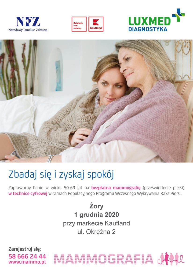 www.zory.pl Program adresowany jest do kobiet w wieku od 50 do 69 lat