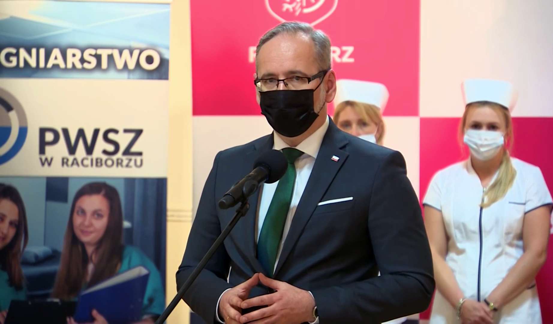 Minister Zdrowia Adam Niedzielski przyjechał do Raciborza.