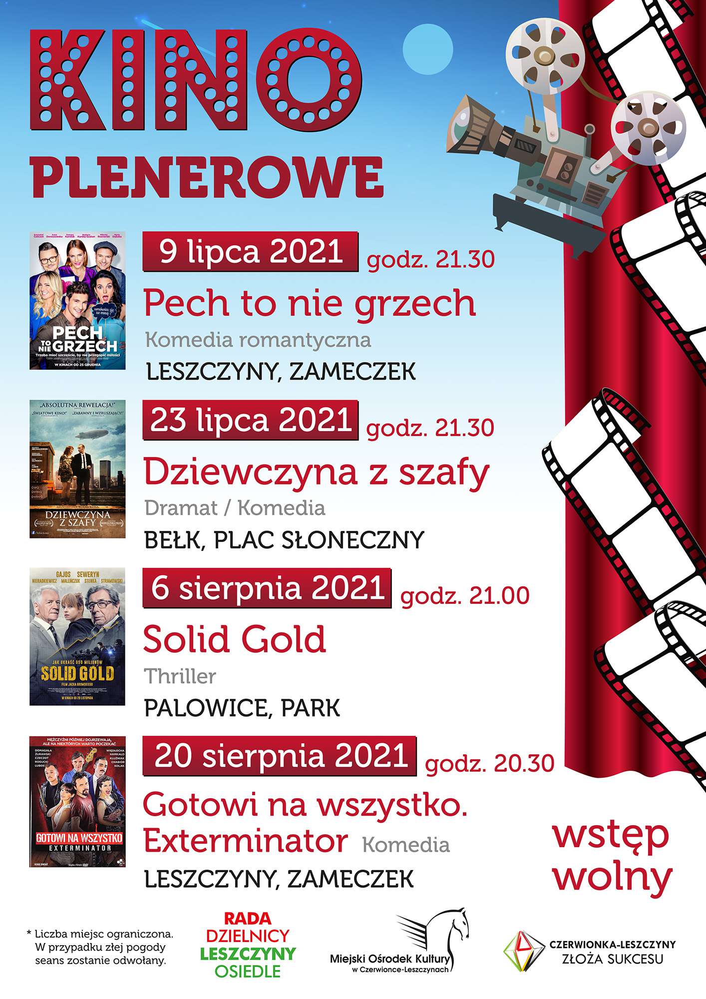 Kino Plenerowe w Czerwionce-Leszczynach