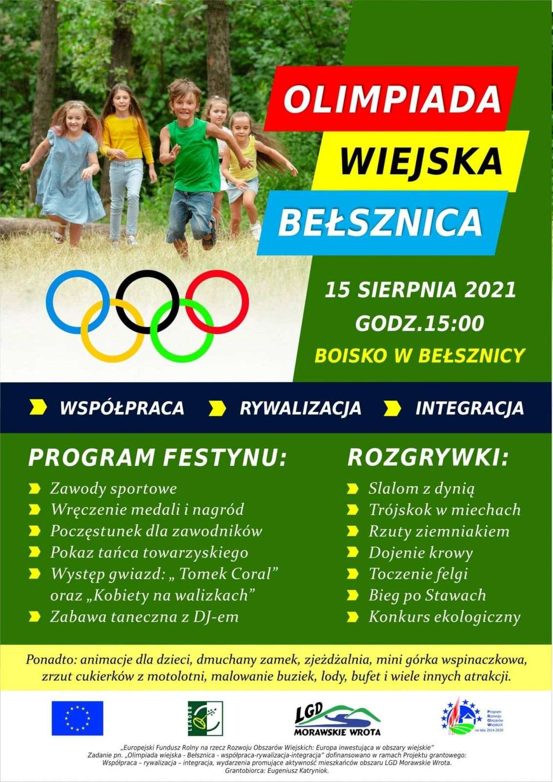 UG Gorzyce Program olimpiady w Bełsznicy