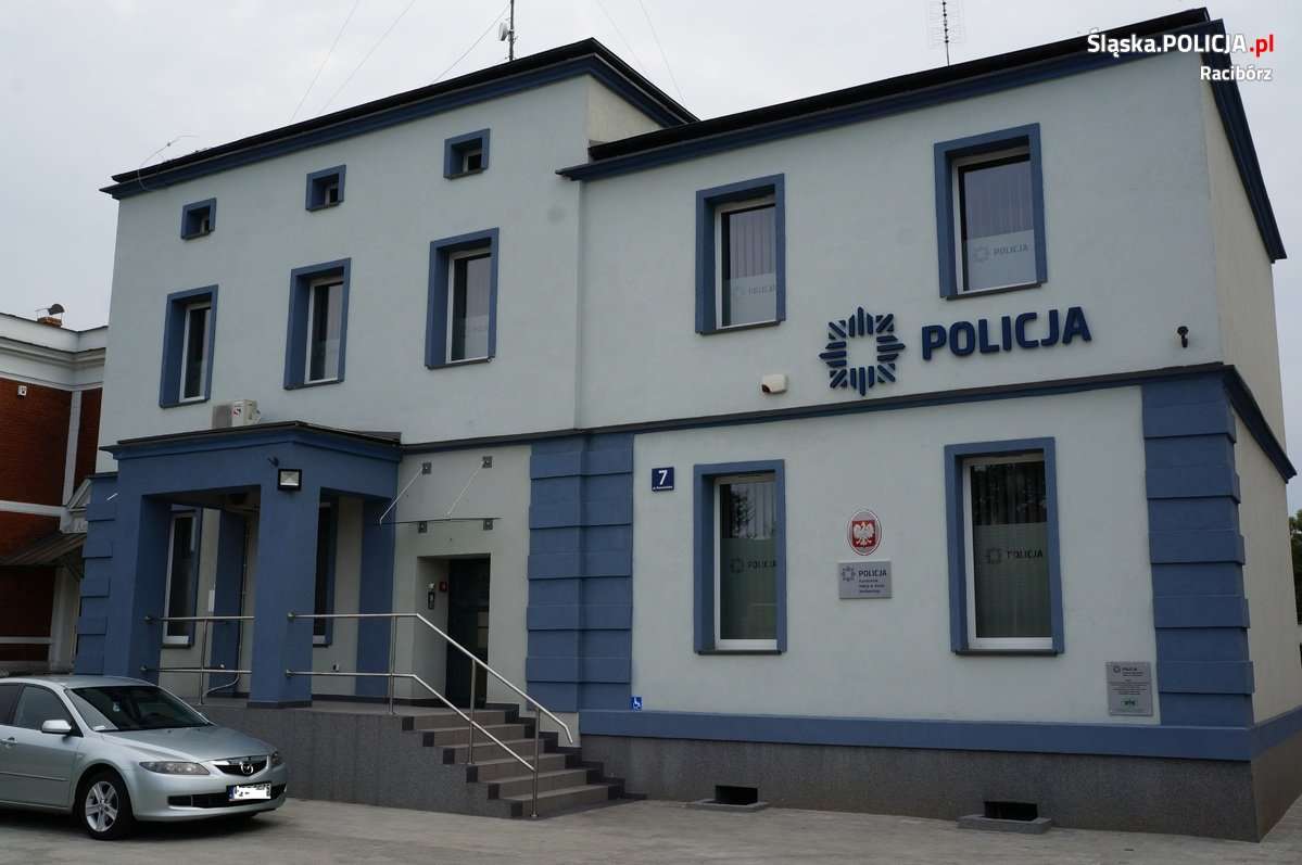 KPP Racibórz Pijanego rowerzystę złapali policjanci z komisariatu w Kuźni Raciborskiej 